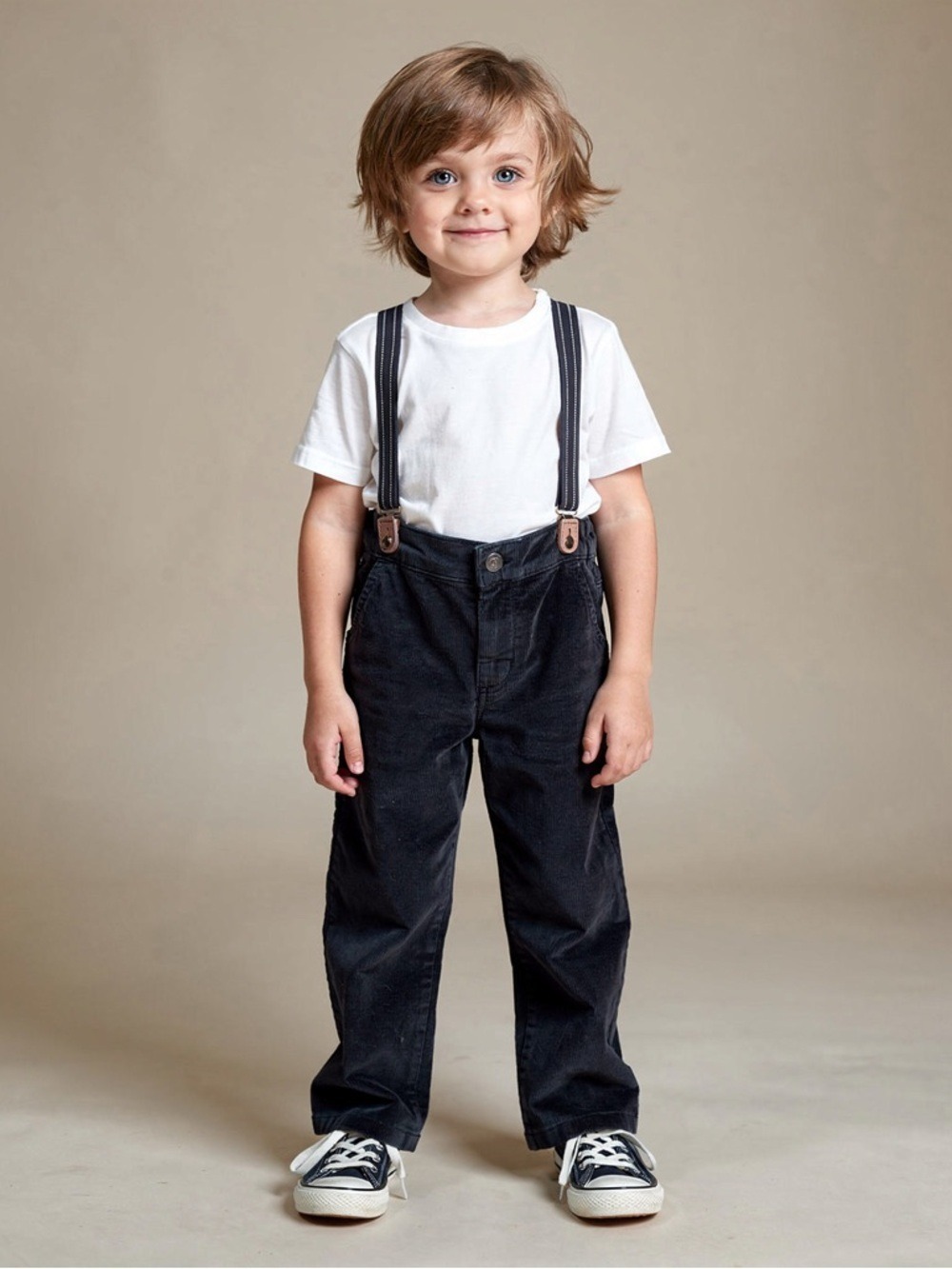 Just One You by Carter’s Black Corduroy Suspenders Pants Toddler Boy Size 5T